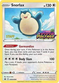 Snorlax (Prerelease) [Staff] SWSH068