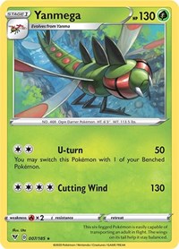 Yanmega 007/185 · Reverse Holo