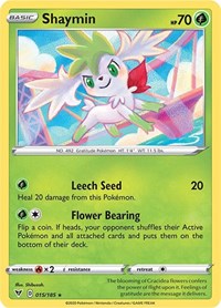Shaymin 015/185 · Reverse Holo