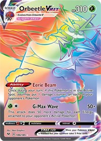 Orbeetle VMAX Secret 186/185