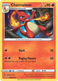 Charmeleon 024/185 · Reverse Holo