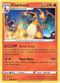 Charizard 025/185 · Reverse Holo