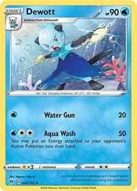 Dewott 034/185 · Reverse Holo
