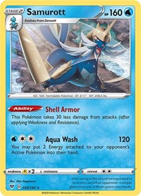 Samurott 035/185 · Reverse Holo