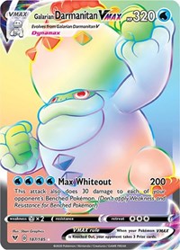 Galarian Darmanitan VMAX Secret 187/185