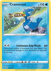 Cramorant 040/185 · Reverse Holo