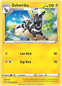 Zebstrika 054/185 · Reverse Holo
