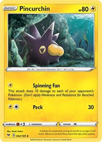 Pincurchin 062/185 · Reverse Holo
