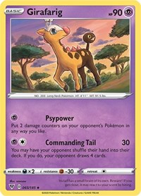 Girafarig 065/185 · Reverse Holo