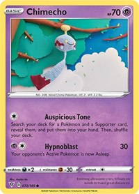 Chimecho 072/185 · Reverse Holo