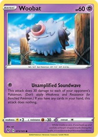 Woobat 073/185 · Reverse Holo