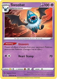 Swoobat 074/185 · Reverse Holo