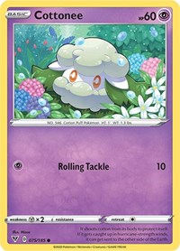 Cottonee 075/185 · Reverse Holo
