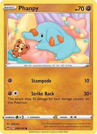 Phanpy 086/185 · Reverse Holo