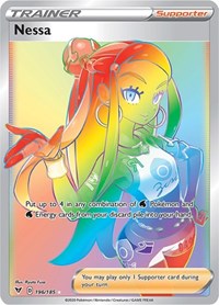 Nessa Secret 196/185 Vivid Voltage Pokémon card