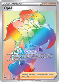 Opal Secret 197/185 Vivid Voltage Pokémon card
