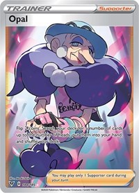 Opal Full Art 184/185 Vivid Voltage Pokémon card
