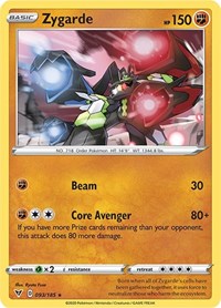 Zygarde 093/185 · Reverse Holo