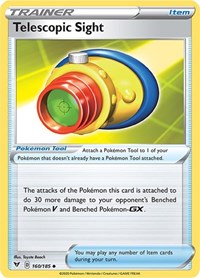Telescopic Sight 160/185 Vivid Voltage Reverse Holo Pokémon card