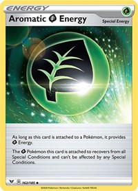 Aromatic Grass Energy 162/185 Vivid Voltage Reverse Holo Pokémon card