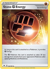 Stone Fighting Energy 164/185 Vivid Voltage Reverse Holo Pokémon card