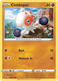 Clobbopus 100/185 · Reverse Holo