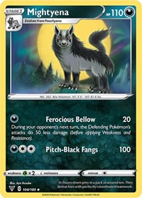 Mightyena 104/185 · Reverse Holo