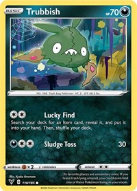 Trubbish 110/185 · Reverse Holo