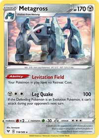 Metagross 118/185 · Reverse Holo