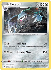 Excadrill 122/185 · Reverse Holo