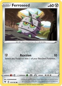 Ferroseed 123/185 · Reverse Holo