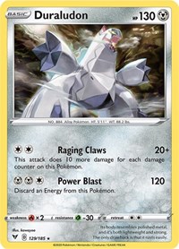 Duraludon 129/185 · Reverse Holo