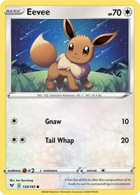 Eevee 130/185 · Reverse Holo
