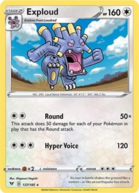 Exploud 137/185 · Reverse Holo
