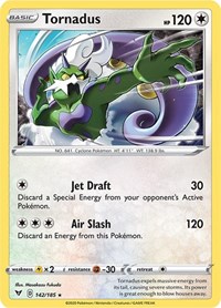 Tornadus 142/185 · Reverse Holo