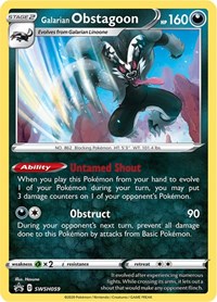 Galarian Obstagoon SWSH059