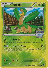 Tropius (National Championships) 005/101 · Reverse Holo