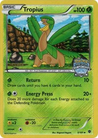 Tropius (National Championships) [Staff] 005/101 · Reverse Holo