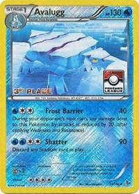 Avalugg (Pokemon League) [3rd Place] 031/106 · Reverse Holo