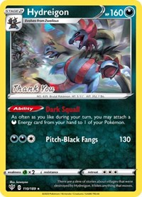 Hydreigon [Thank You] 110/189 · Reverse Holo