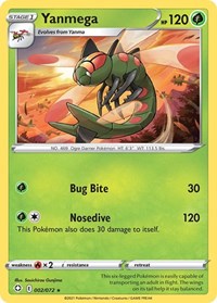 Yanmega 002/072 · Reverse Holo