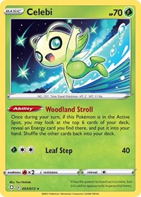Celebi 003/072 · Reverse Holo