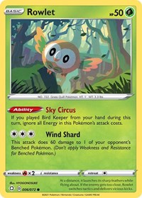 Rowlet 006/072 · Reverse Holo