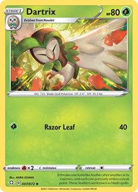 Dartrix 007/072 · Reverse Holo