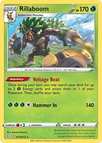 Rillaboom 013/072 · Reverse Holo