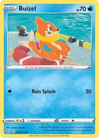 Buizel 022/072 · Reverse Holo