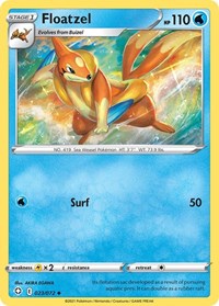 Floatzel 023/072 · Reverse Holo