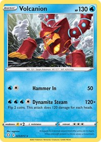 Volcanion 025/072 · Reverse Holo