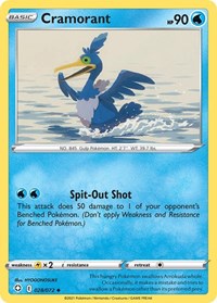 Cramorant 028/072 · Reverse Holo