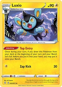 Luxio 032/072 · Reverse Holo